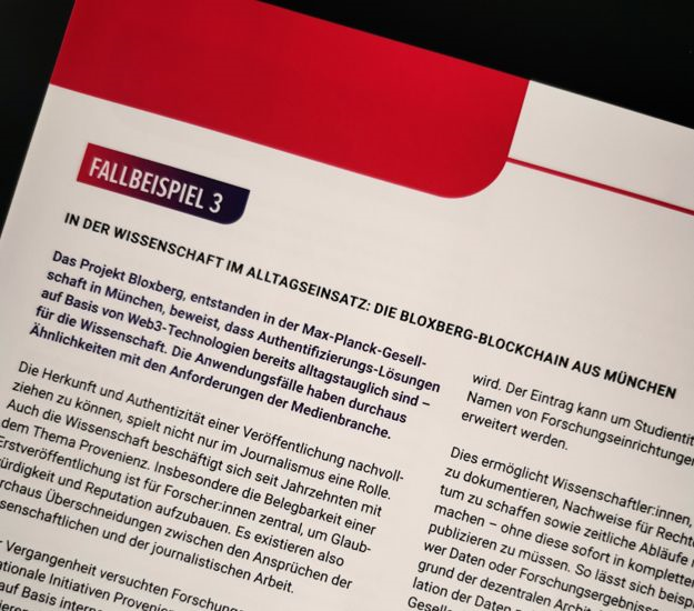 bloxberg in the Deepdive Magazine of MedienNetzwerk Bayern!
