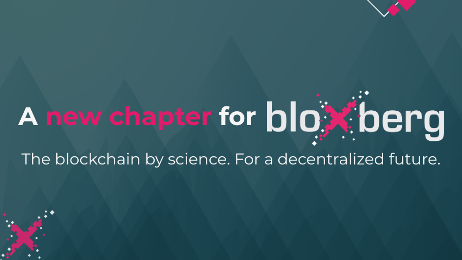 A new chapter for bloxberg – and for science!